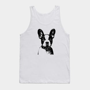 Boston Terrier Pen and Ink Art Tank Top